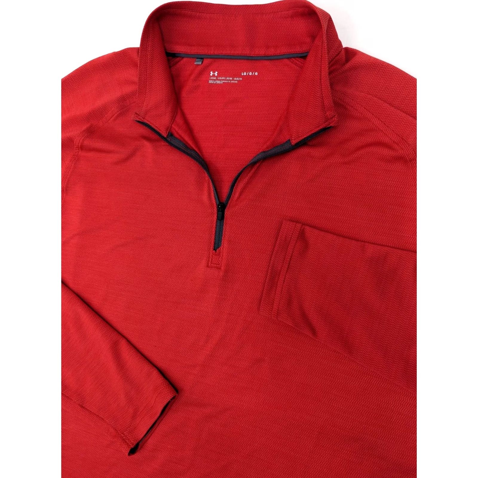 Under Armour Under Armour Red Shirt Pullover 1/4 Zip Loose Fit Men L Collared Golf GripWrists Casual Activewear Sports Vintage: No Size US L / EU 52-54 / 3 - 2 Thumbnail