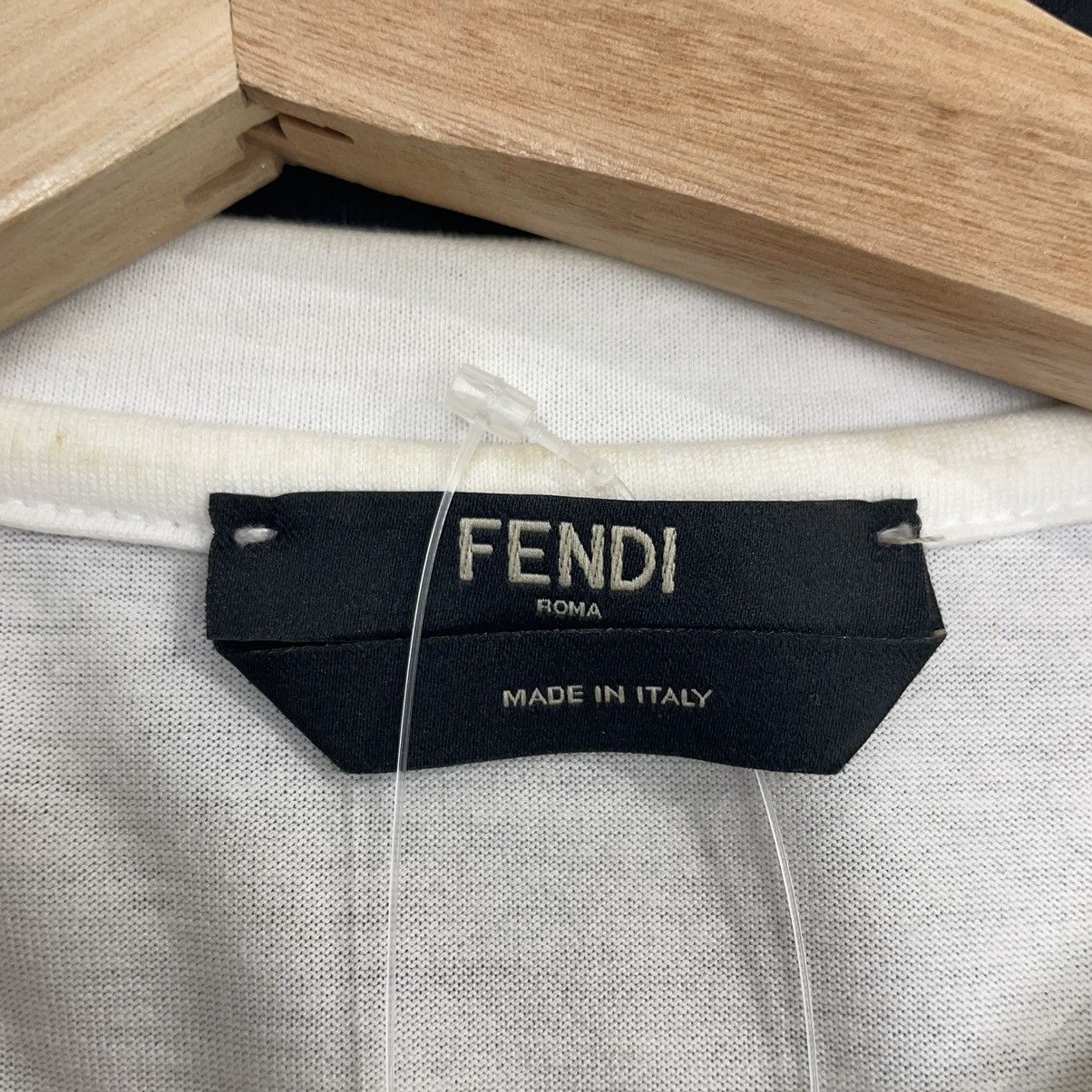 Fendi Logo White Tee