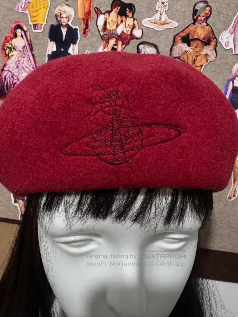 Vivienne Westwood Vivienne Westwood Red Beret Size ONE SIZE - 6 Thumbnail