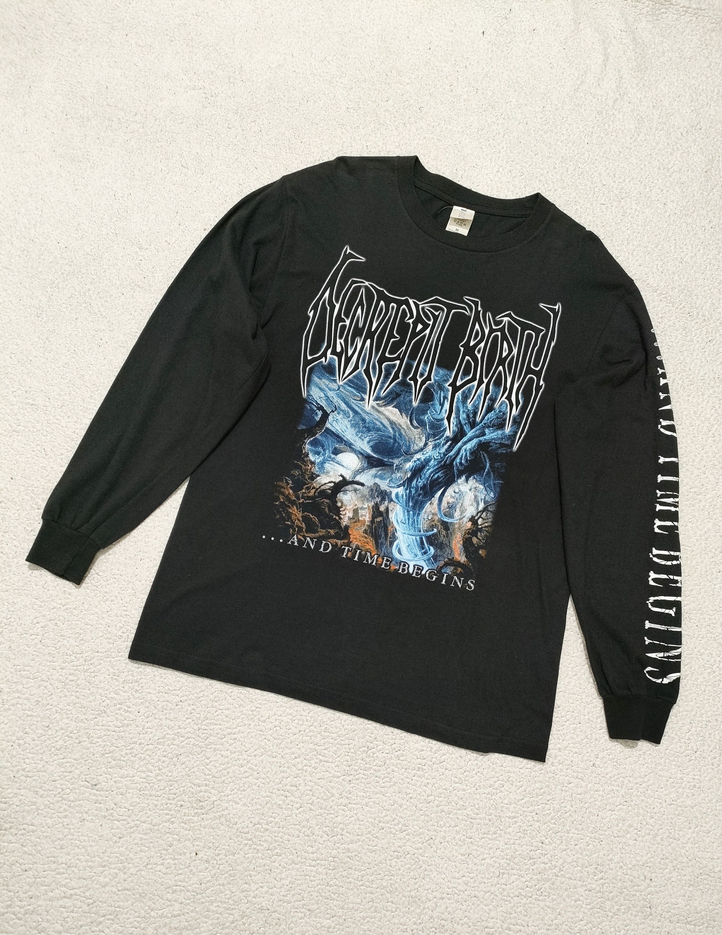 Band Tees 00s DECREPIT BIRTH - AND TIME BEGINS Long Sleeve Tee Size US L / EU 52-54 / 3 - 2 Thumbnail