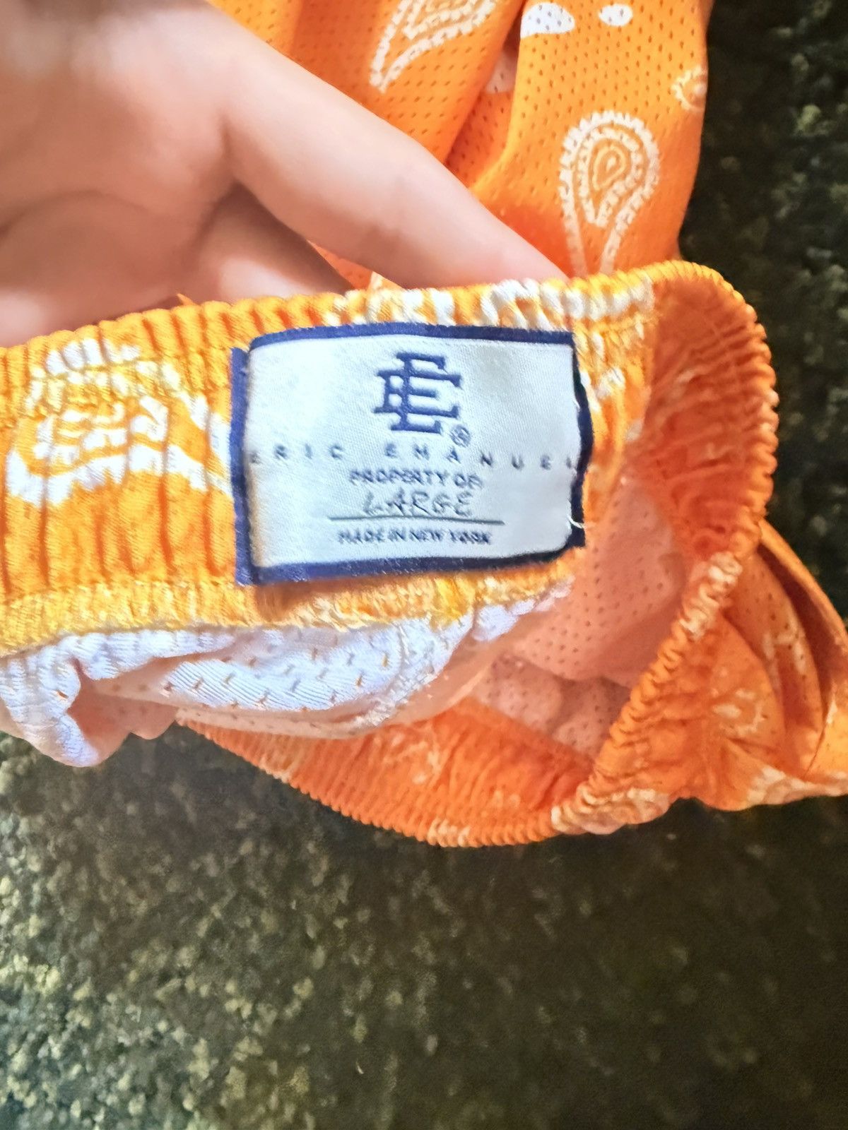 Eric Emanuel RARE Orange paisley ee shorts Size US 34 / EU 50 - 3 Thumbnail