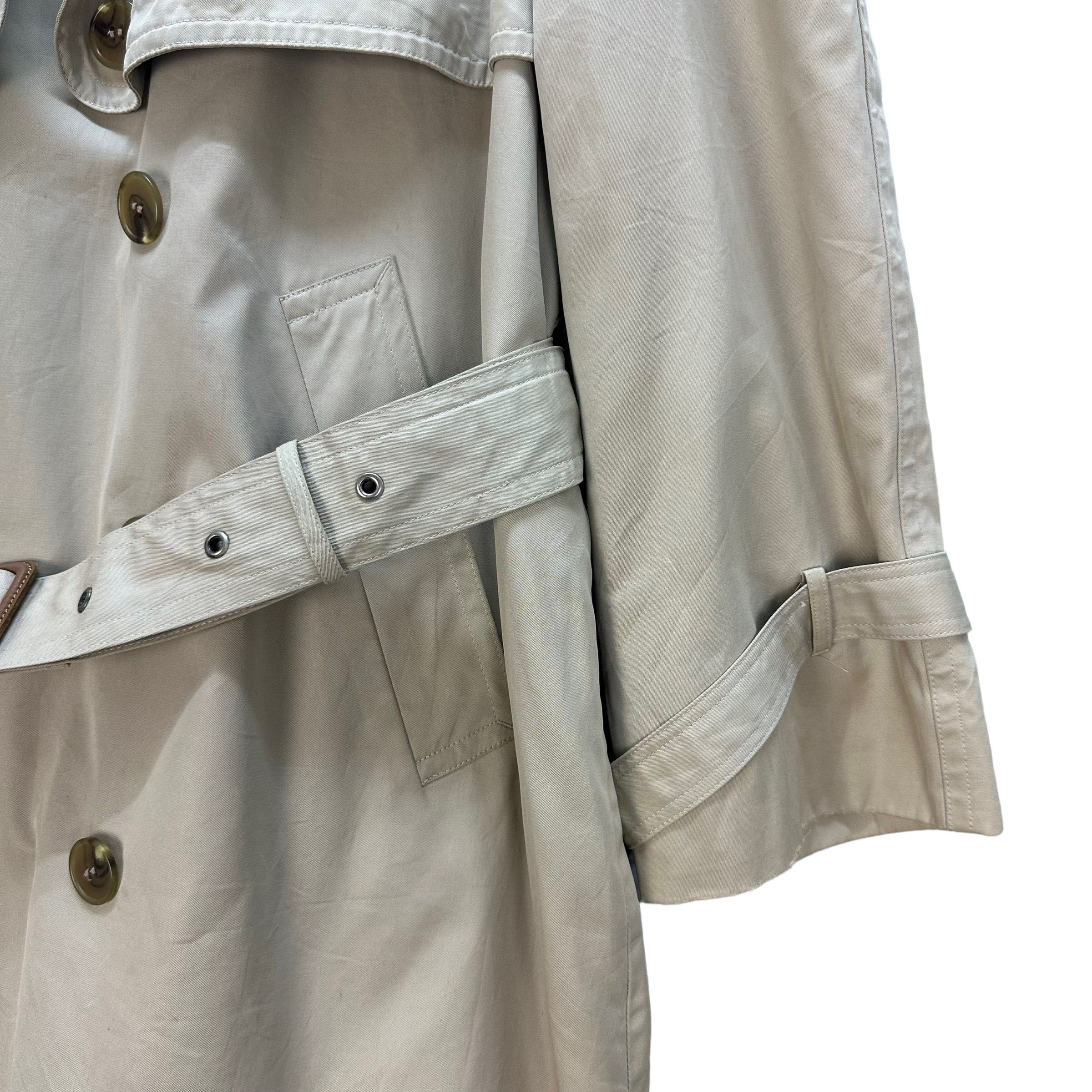 Yves Saint Laurent 90' YVES SAINT LAURENT DIFFUSION HOMME TRENCH COAT #8215-215 Size US L / EU 52-54 / 3 - 6 Thumbnail