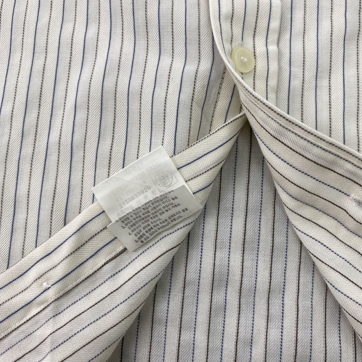 Givenchy SS07 Givenchy Men Striped Long Shirt Luxury Size M / US 6-8 / IT 42-44 - 10 Thumbnail