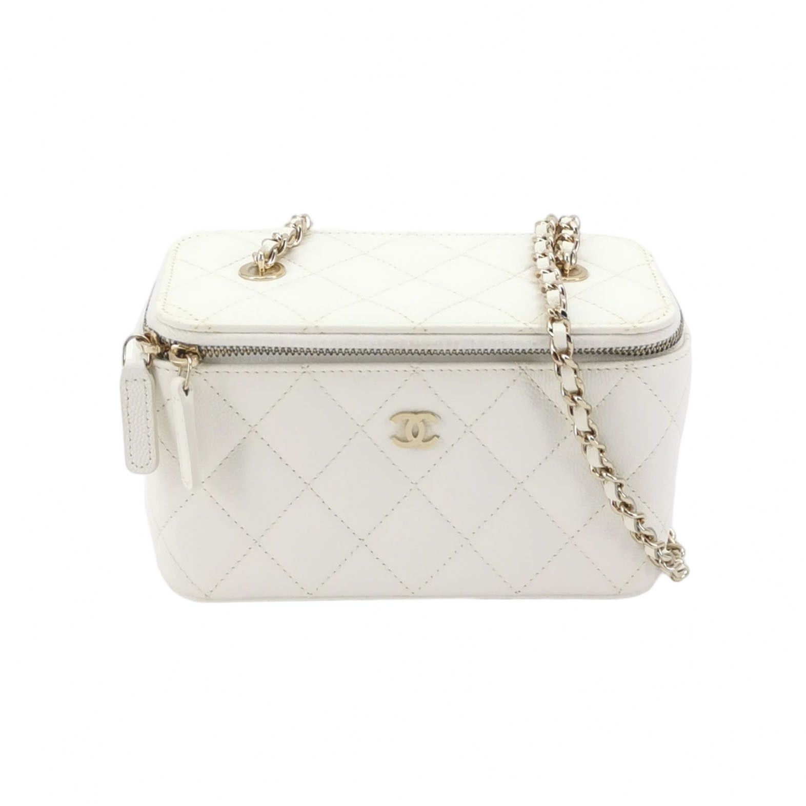 Chanel Chanel Vanity Case Quilted Leather Crossbody Bag Size ONE SIZE - 1 Thumbnail
