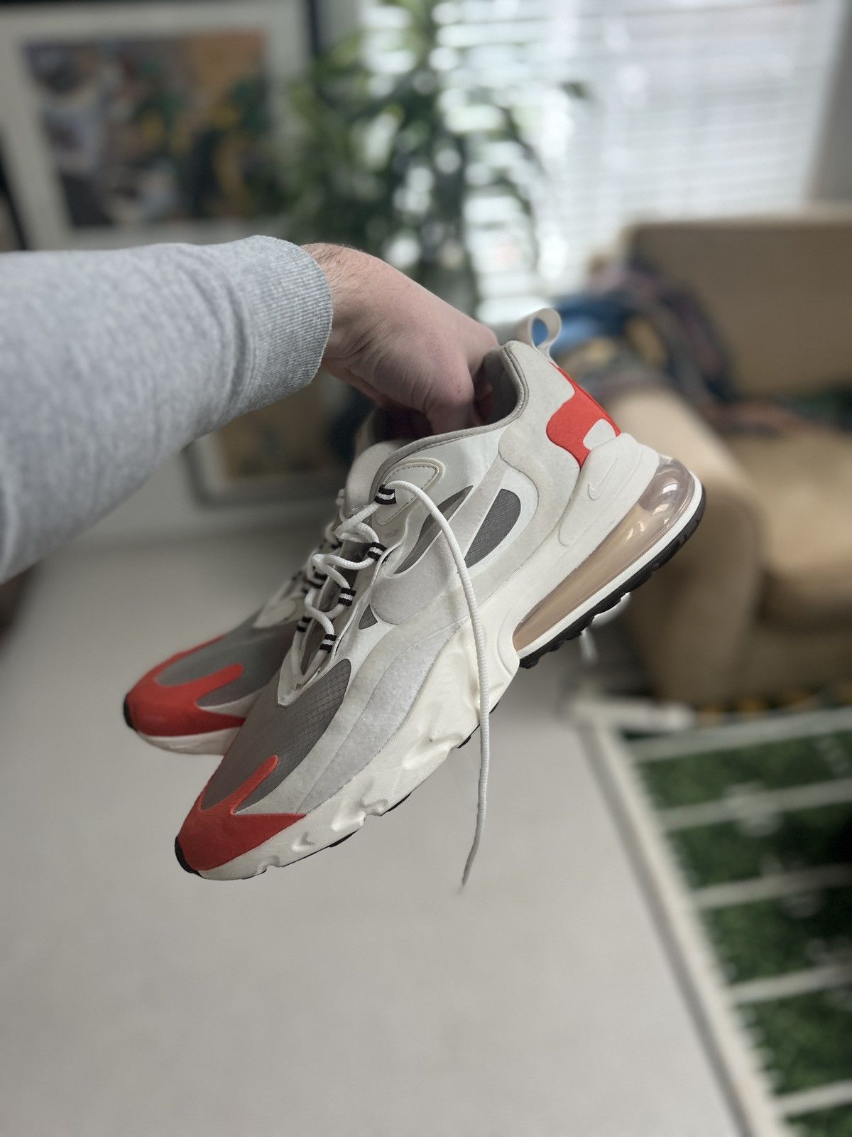 Nike Nike Air Max 270 React Mid-Century Art size 12 Size US 12 / EU 45 - 1 Thumbnail