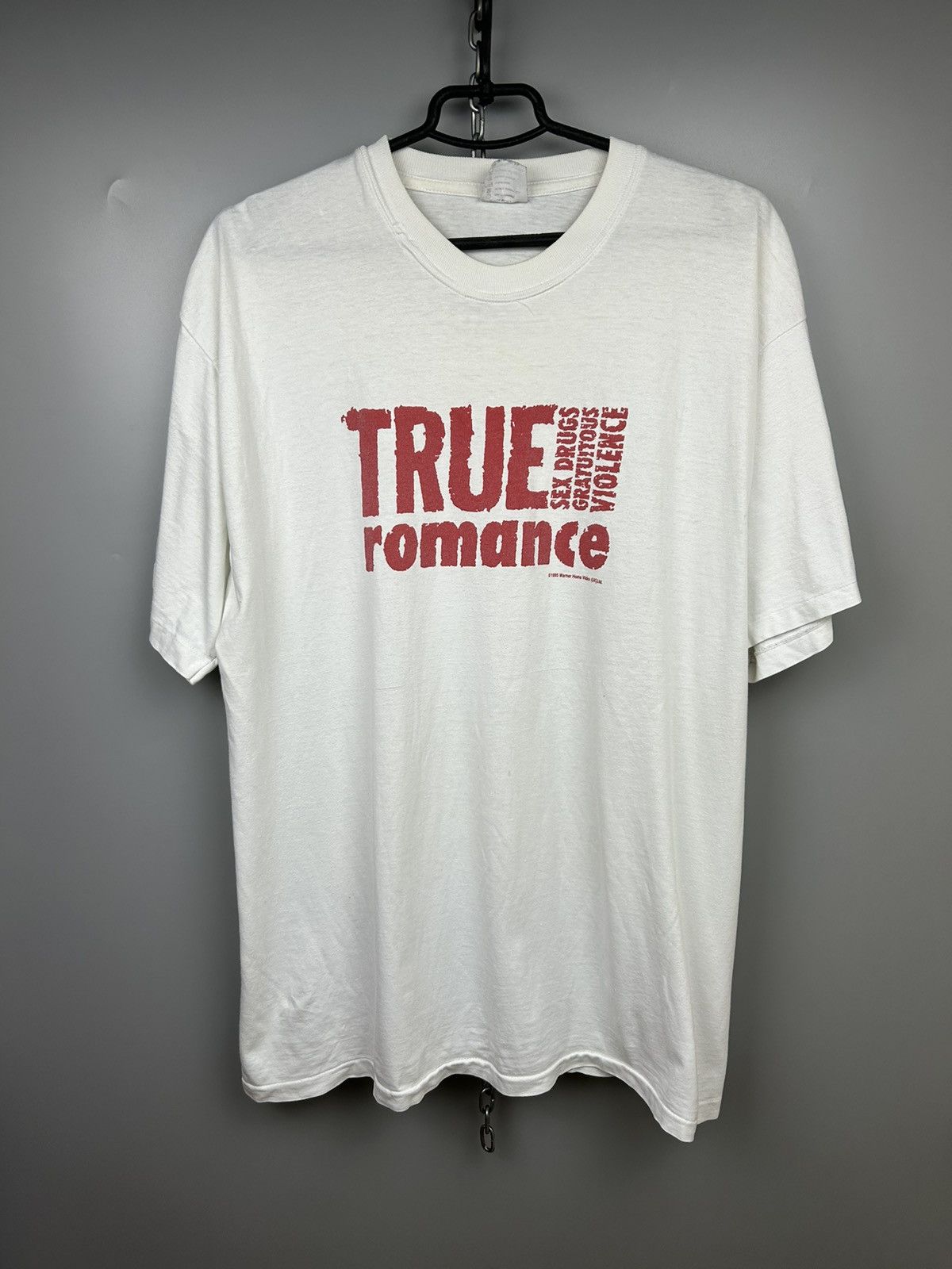 Vintage Vintage 90s True Romance 1995 Sex Grugs Movie T shirt Size US XL / EU 56 / 4 - 2 Thumbnail
