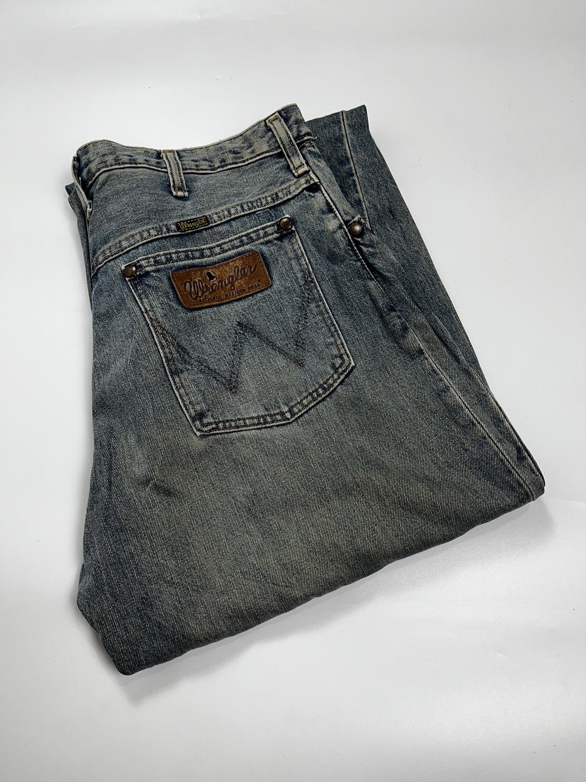 Wrangler vintage wrangler selvedge repro jeans pant loose baggy Size US 32 / EU 48 - 6 Thumbnail