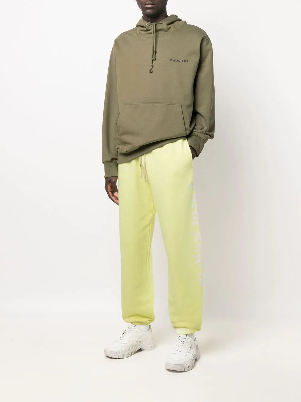 Palm Angels o1y0325 Logo Jogger & Sweatpant in Yellow Size US 34 / EU 50 - 5 Thumbnail