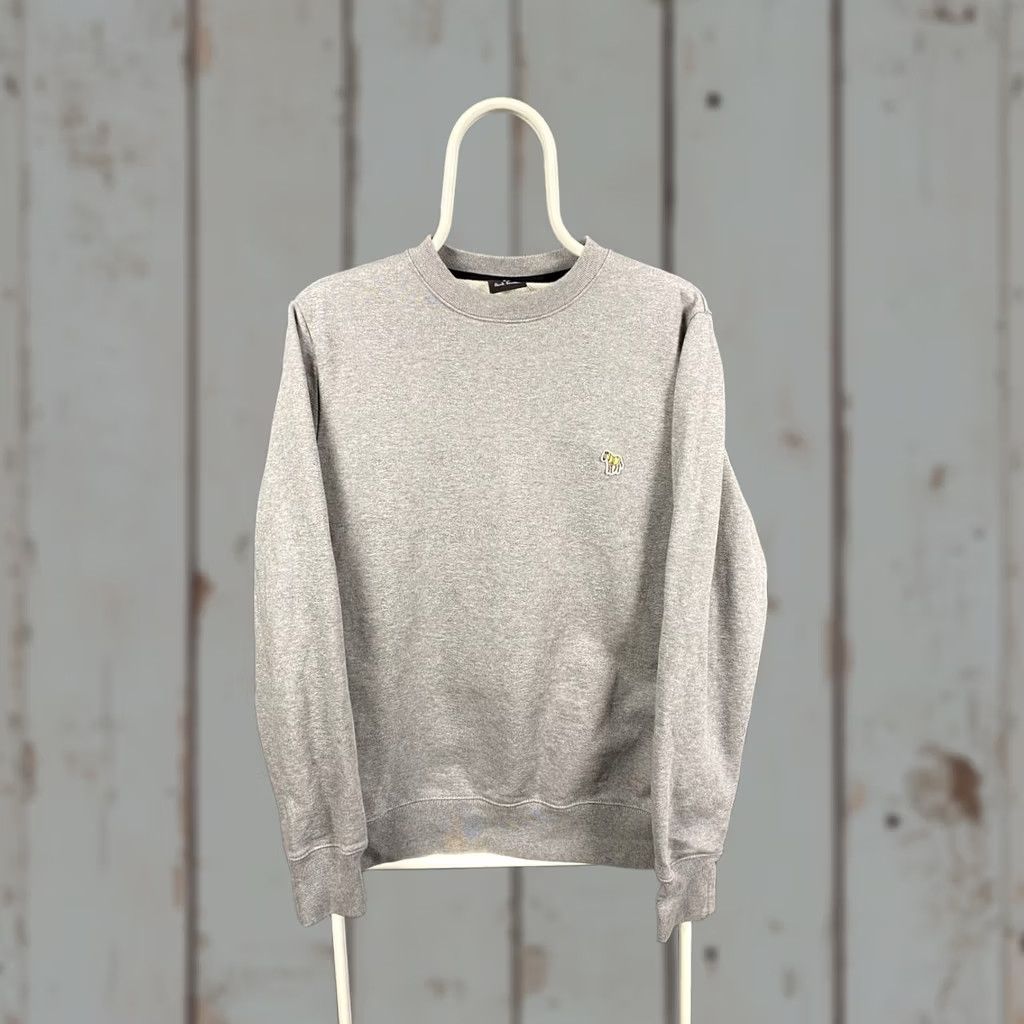 Paul Smith Paul Smith Sweater M Gray Cotton Crew Neck Long Sleeve Pullover Mens Size US M / EU 48-50 / 2 - 1 Thumbnail