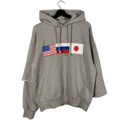 Gosha rubchinskiy grey on sale hoodie