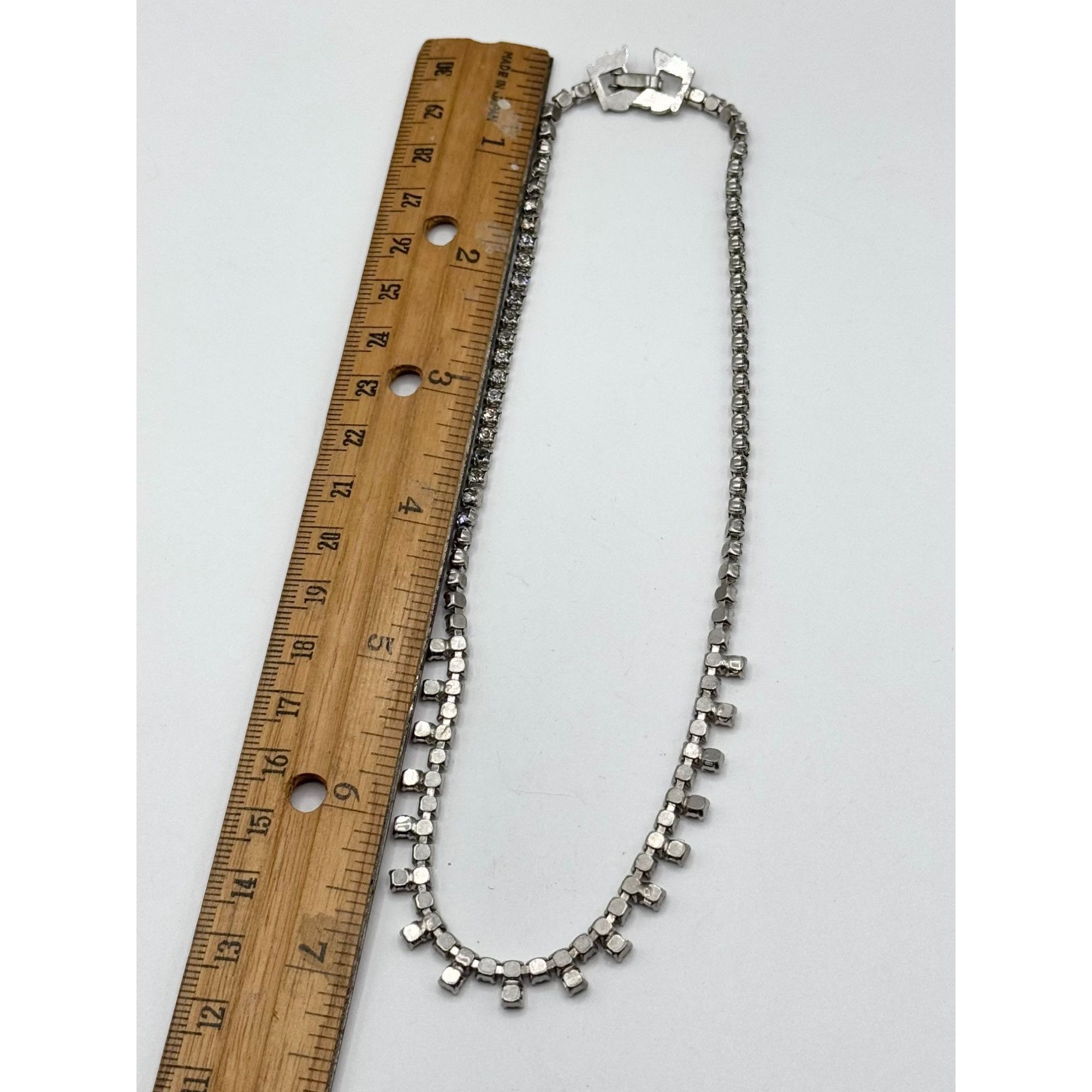 Vintage Art deco estate rhinestone collar necklace Size ONE SIZE - 5 Thumbnail