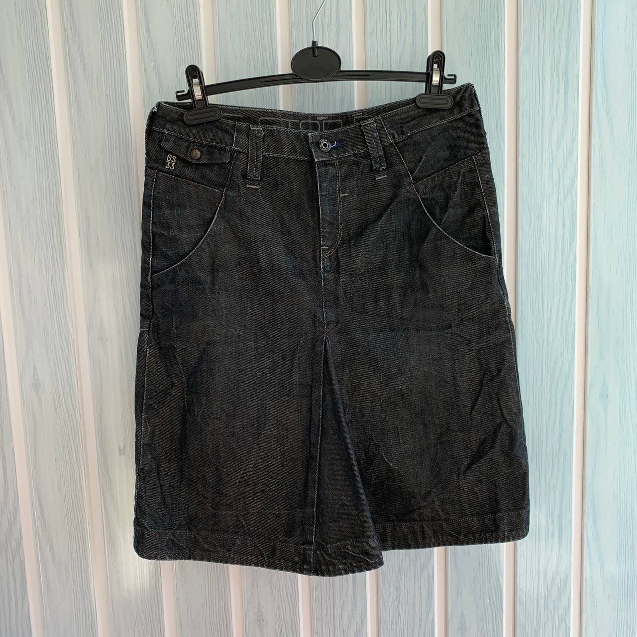 G-Star × Japanese Brand G-Star Raw Cotton & Polyester Products D5204 Denim Skirt Size 28" / US 6 / IT 42 - 2 Thumbnail
