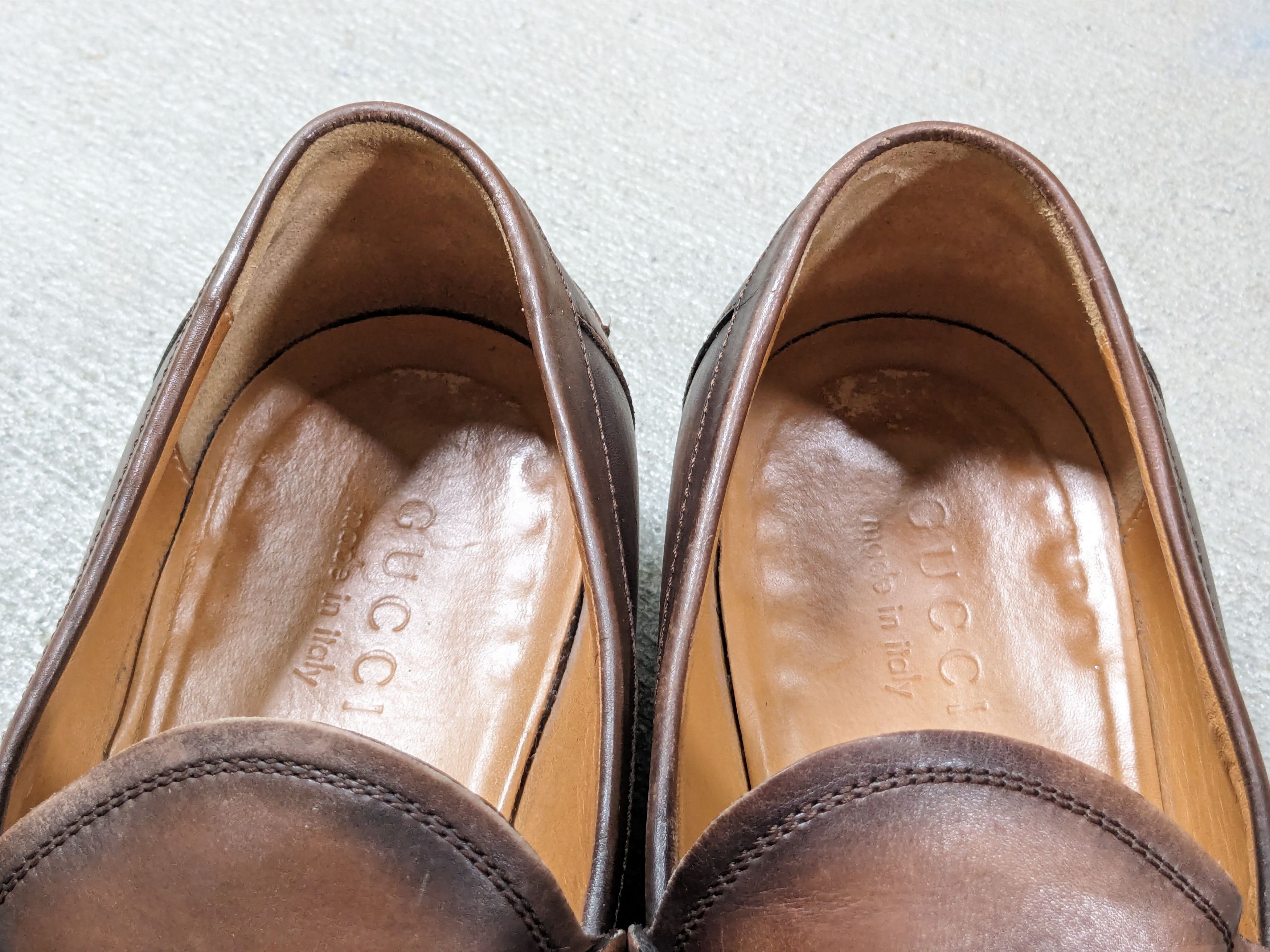 Gucci × Vintage Gucci Horsebit Loafers Brown Leather 8.5 Italy Slip On Size US 8.5 / EU 41-42 - 8 Thumbnail