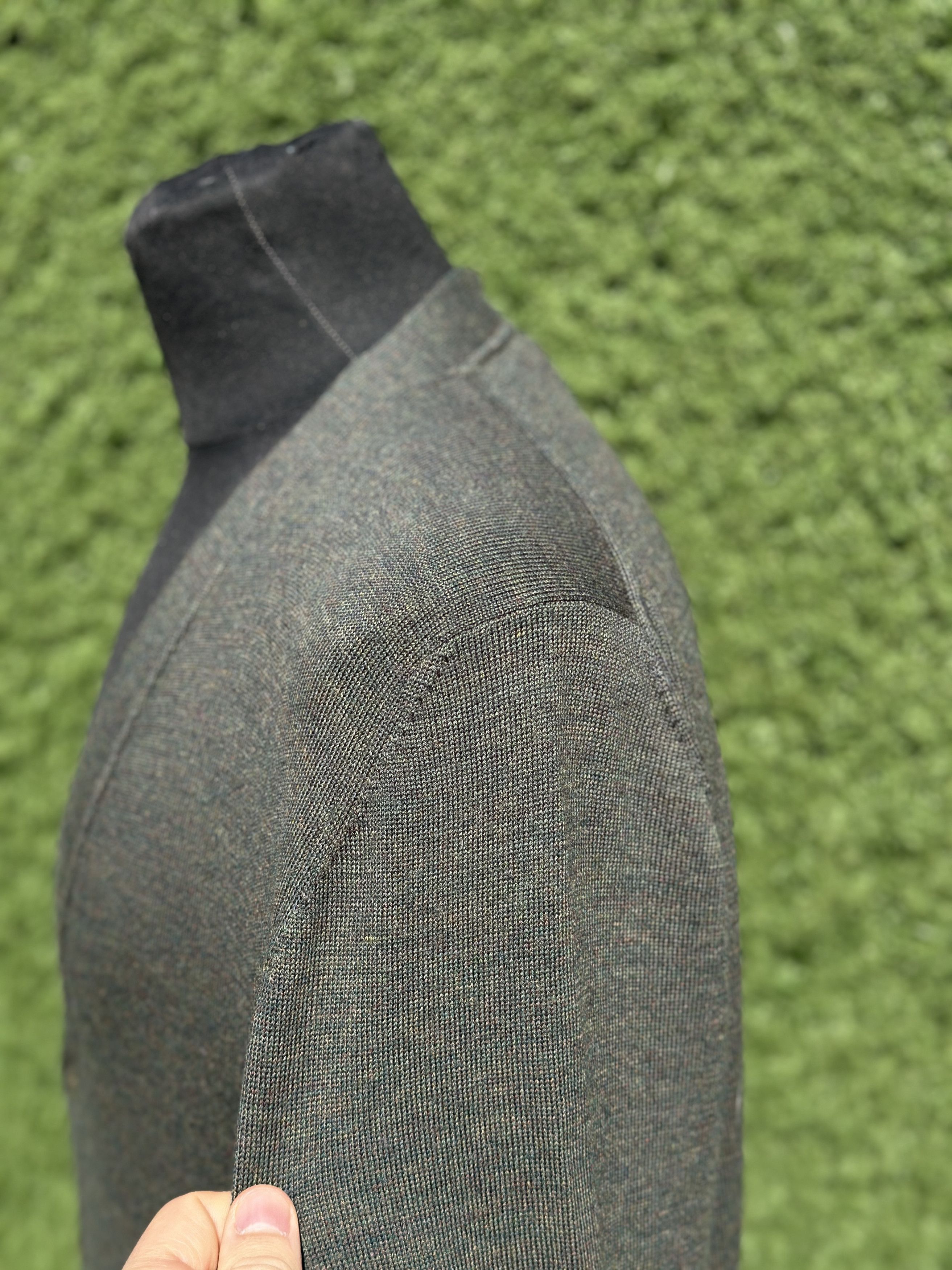 Prada Prada Milano Virgin Wool Cardigan Green Knit IT 40 Women Size S / US 4 / IT 40 - 4 Thumbnail