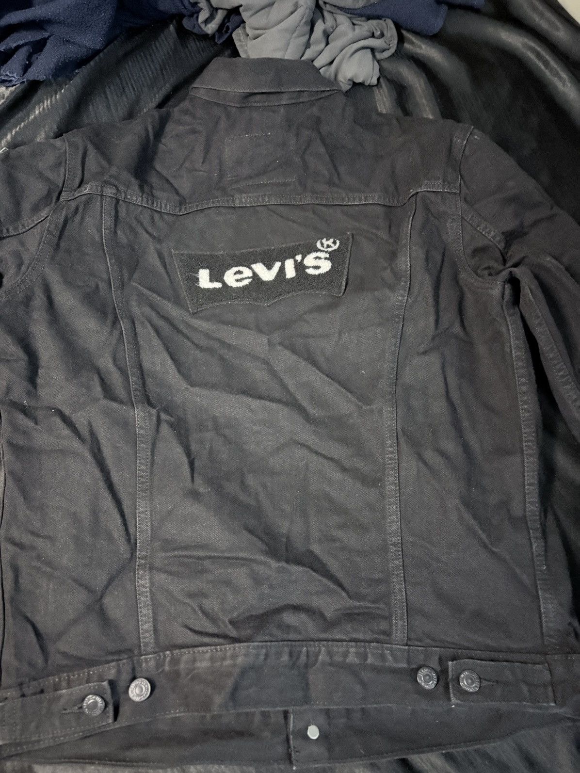 Levi's Levi Denim Black Jacket Size US M / EU 48-50 / 2 - 3 Thumbnail