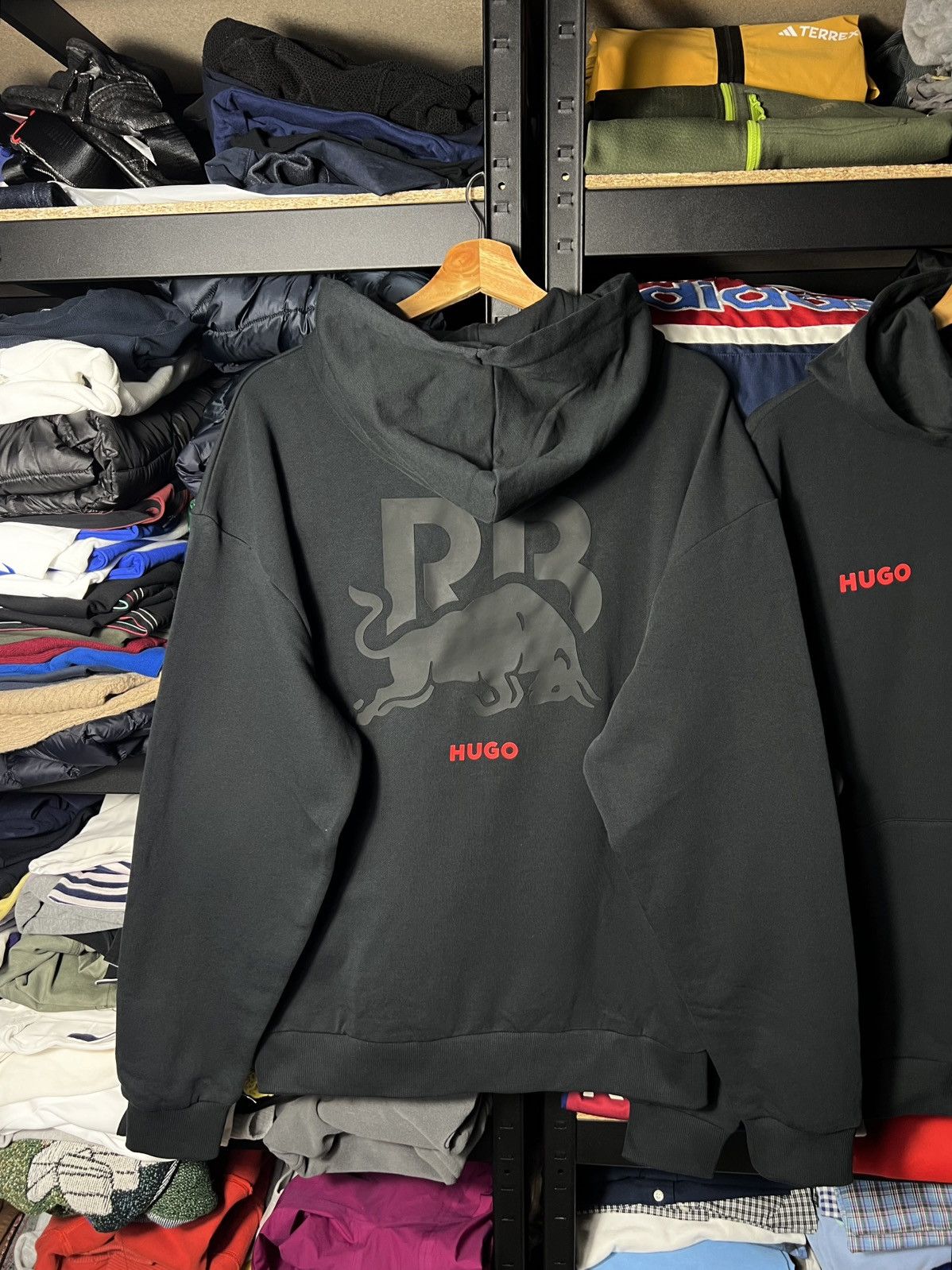 Hugo HUGO Red Bull Racing Oversized Hoodie Black F1 Visa Cash App Size US S / EU 44-46 / 1 - 10 Thumbnail
