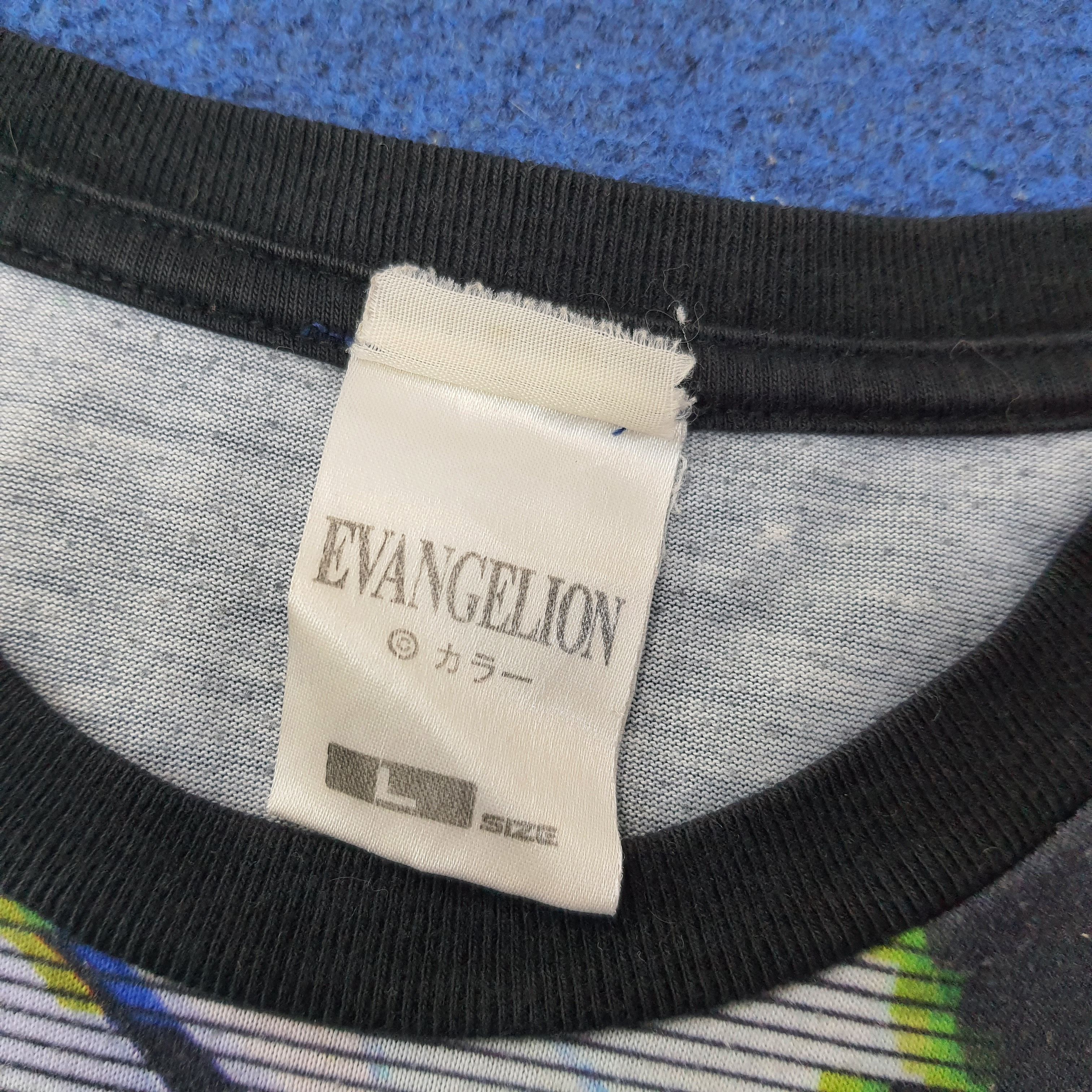Vintage Vintage Evangelion Rei Ayanami Full Graphic Tshirt C249N22 Size US L / EU 52-54 / 3 - 6 Thumbnail