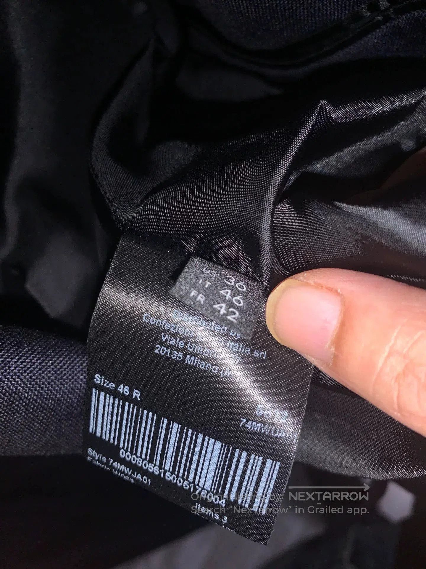Calvin Klein 205W39NYC calvin klein navy wool blend blazer. Size US M / EU 48-50 / 2 - 5 Thumbnail
