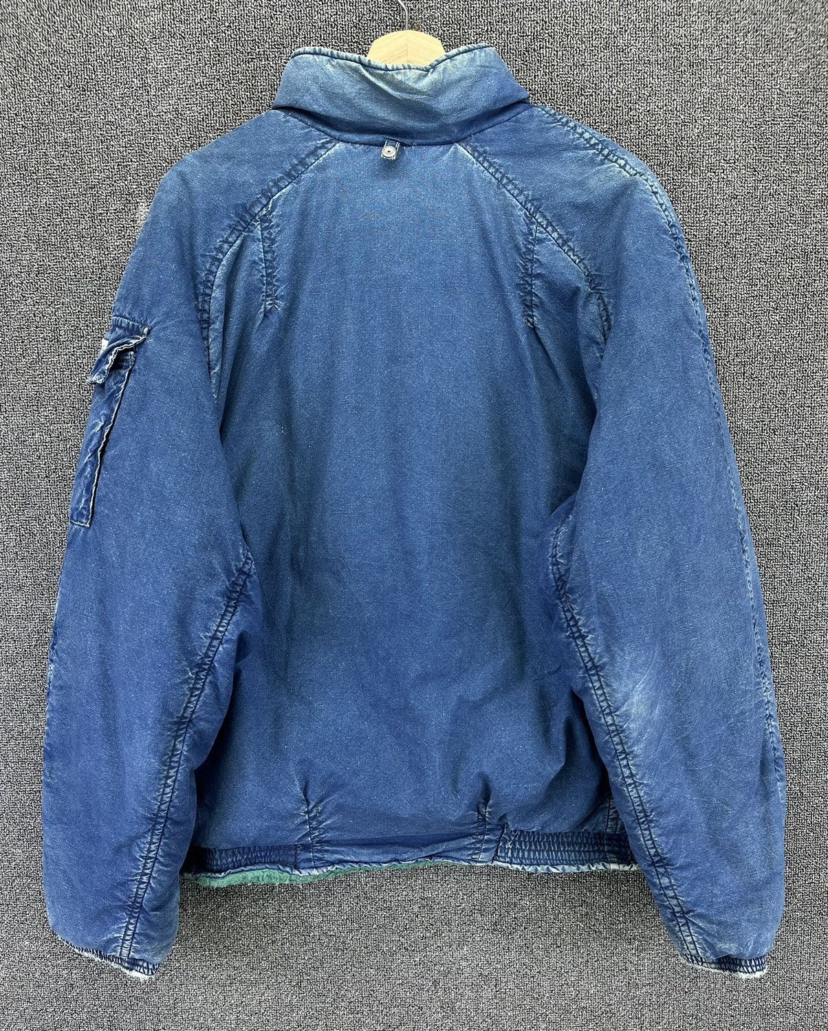 Marithe + Francois Girbaud Vintage Marithe Francois Girbaud Closed Sherpa Denim Jacket Size US L / EU 52-54 / 3 - 10 Thumbnail