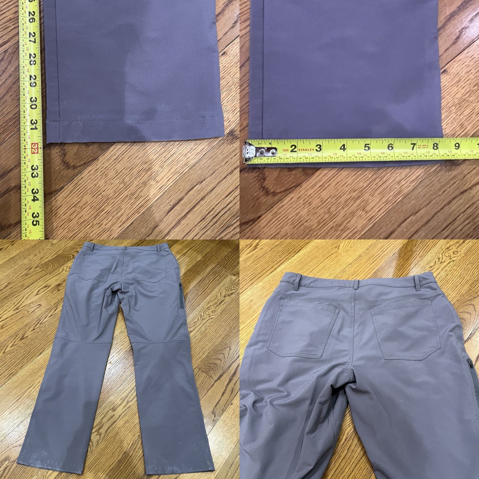 Merrell Merrell Men’s Cotton Chino Pants Size 34 Gray Outdoor Hiking Travel Straight Leg Size US 34 / EU 50 - 8 Thumbnail