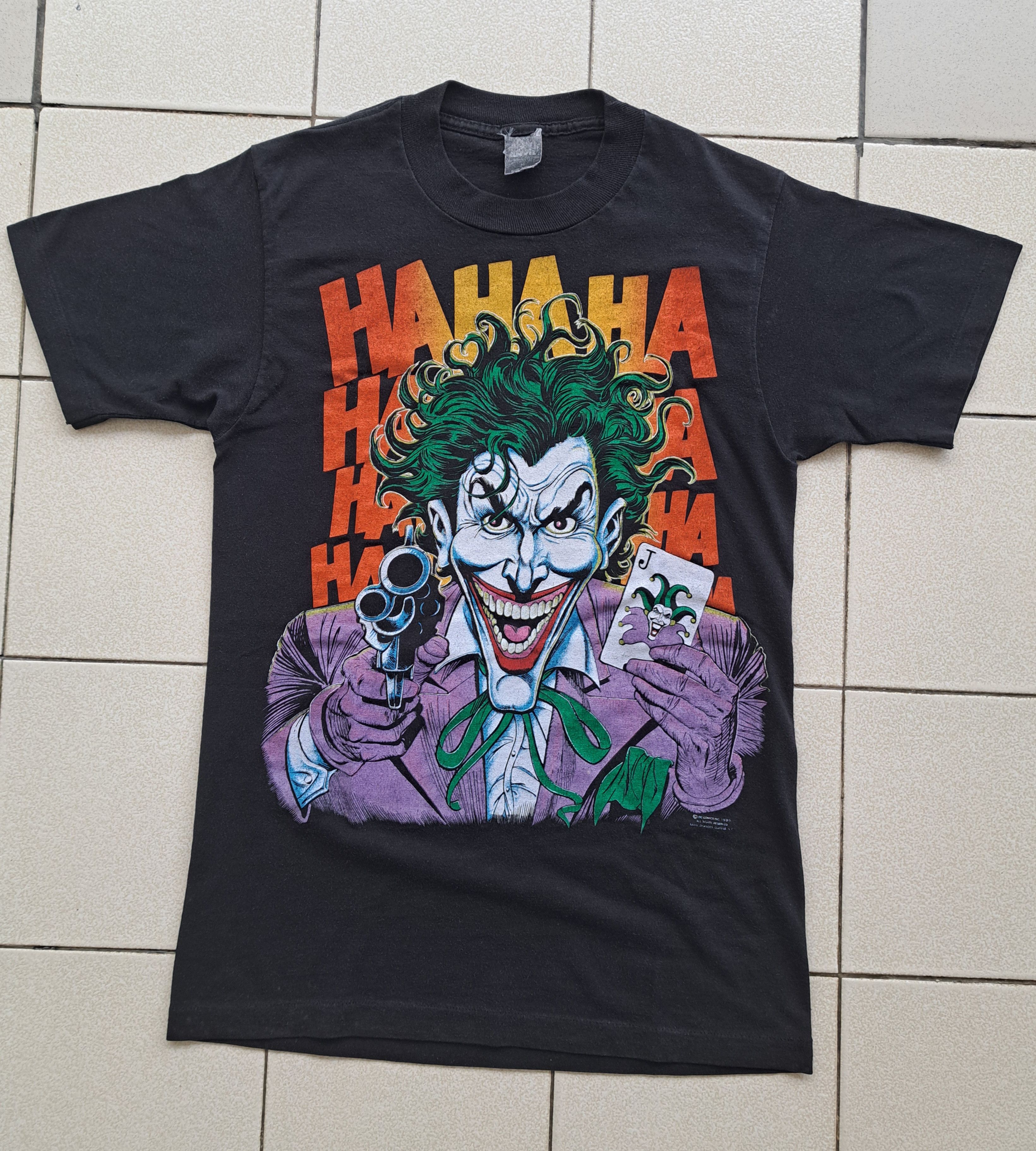 Vintage Vintage 80s Batman Animated Series Joker T-Shirt Size US M / EU 48-50 / 2 - 1 Thumbnail