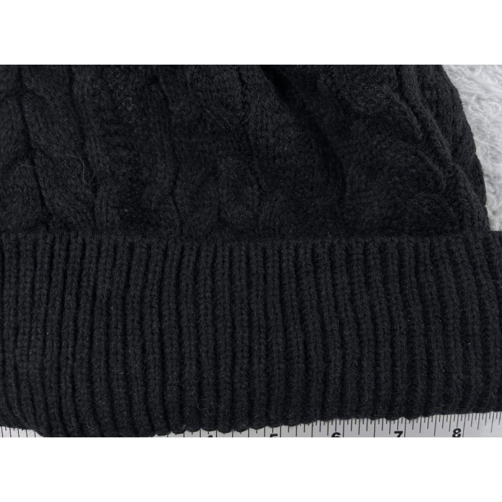 Vintage Goodfellow & Co Beanie Toque Womens One Size Black Acrylic Polyester Lined Ski Size ONE SIZE - 3 Thumbnail