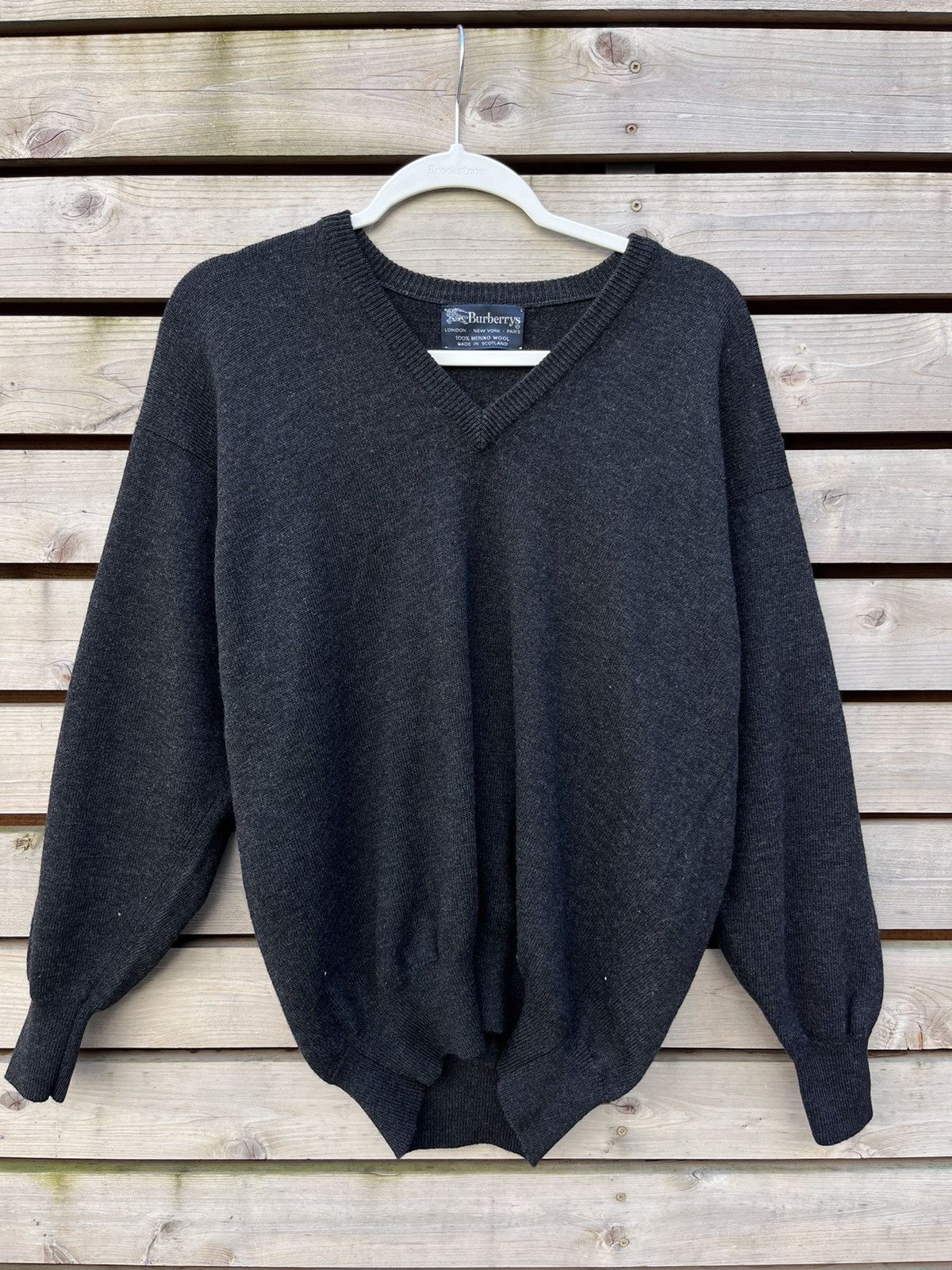 Burberry × Vintage Burberry Wool Sweater Pullover Jumper Size US M / EU 48-50 / 2 - 1 Thumbnail