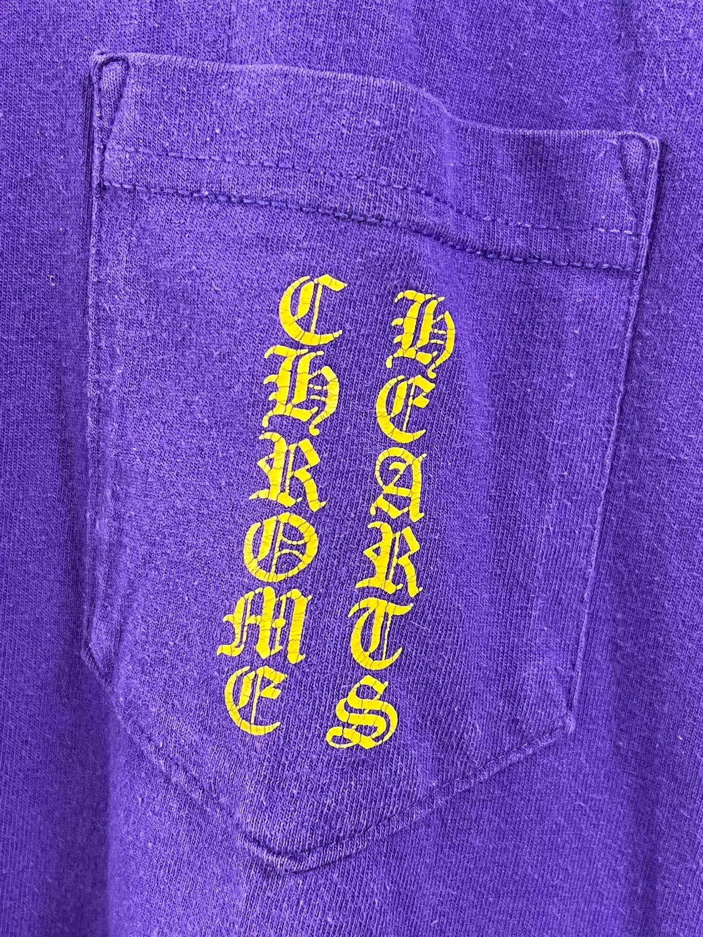 Chrome Hearts CHROME HEARTS Purple SS Tee S (Pocket/Back Logo) Classic Size US S / EU 44-46 / 1 - 5 Thumbnail