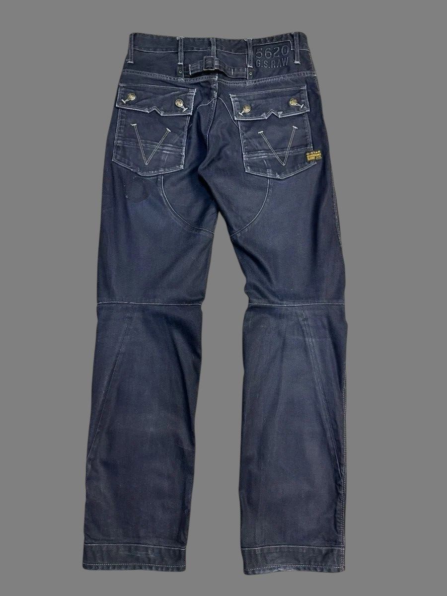 Tornado Mart Vintage GOA LGB Flare Cargo Pants Military Baggy Japan Size US 34 / EU 50 - 8 Thumbnail