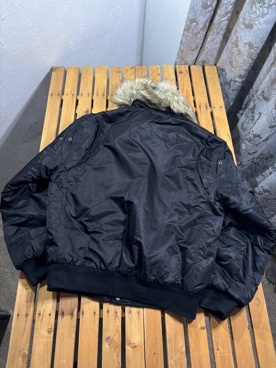 Japanese Brand Vintage FUR Avant Garde Y2K GOA style Bomber Jacket Size US M / EU 48-50 / 2 - 4 Thumbnail