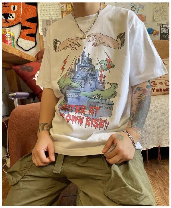 Vintage Retro punk shirt Size US L / EU 52-54 / 3 - 7 Thumbnail