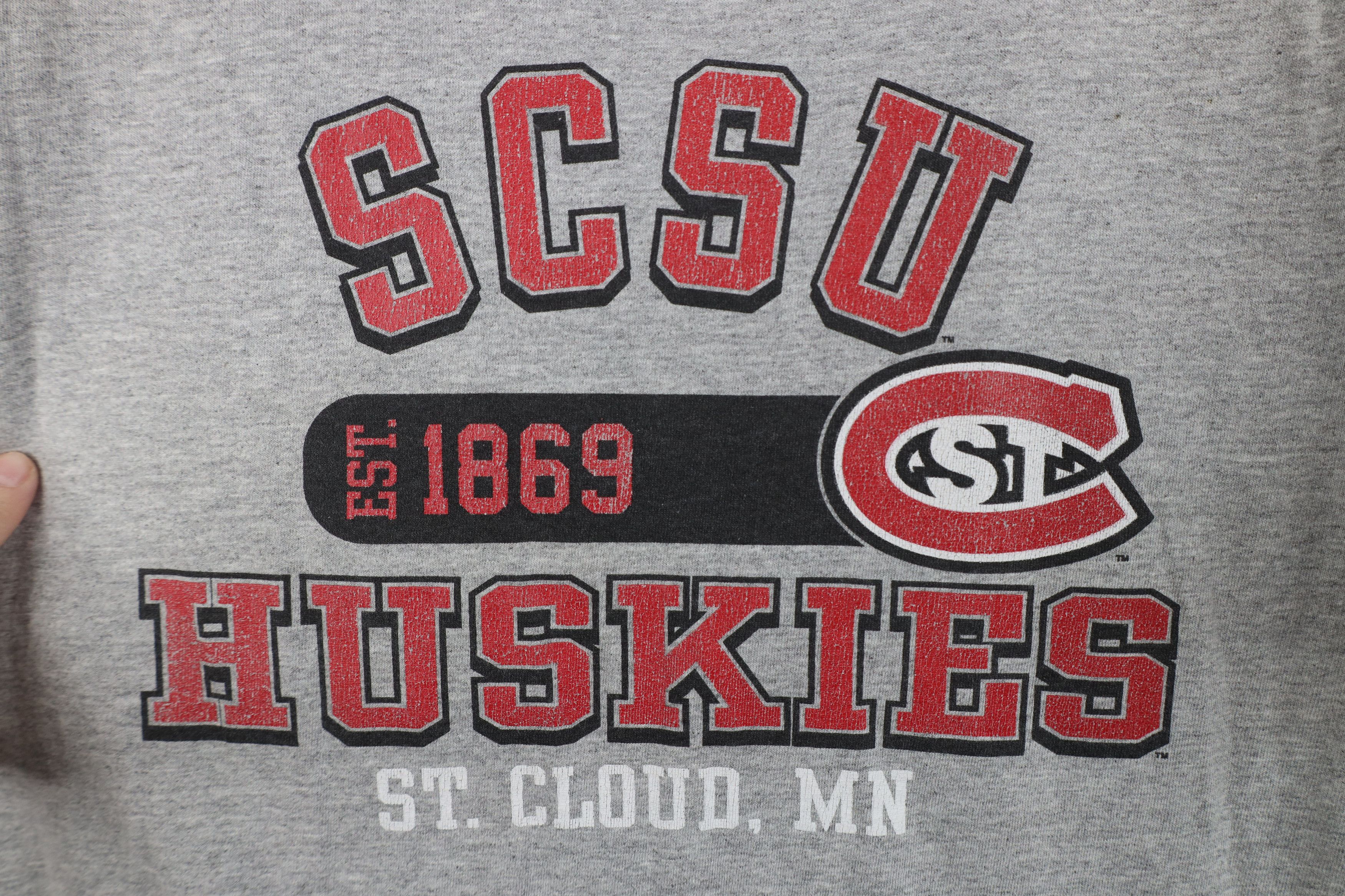 Vintage Vintage State University Huskies Short Sleeve T-Shirt Gray Size US XL / EU 56 / 4 - 4 Thumbnail