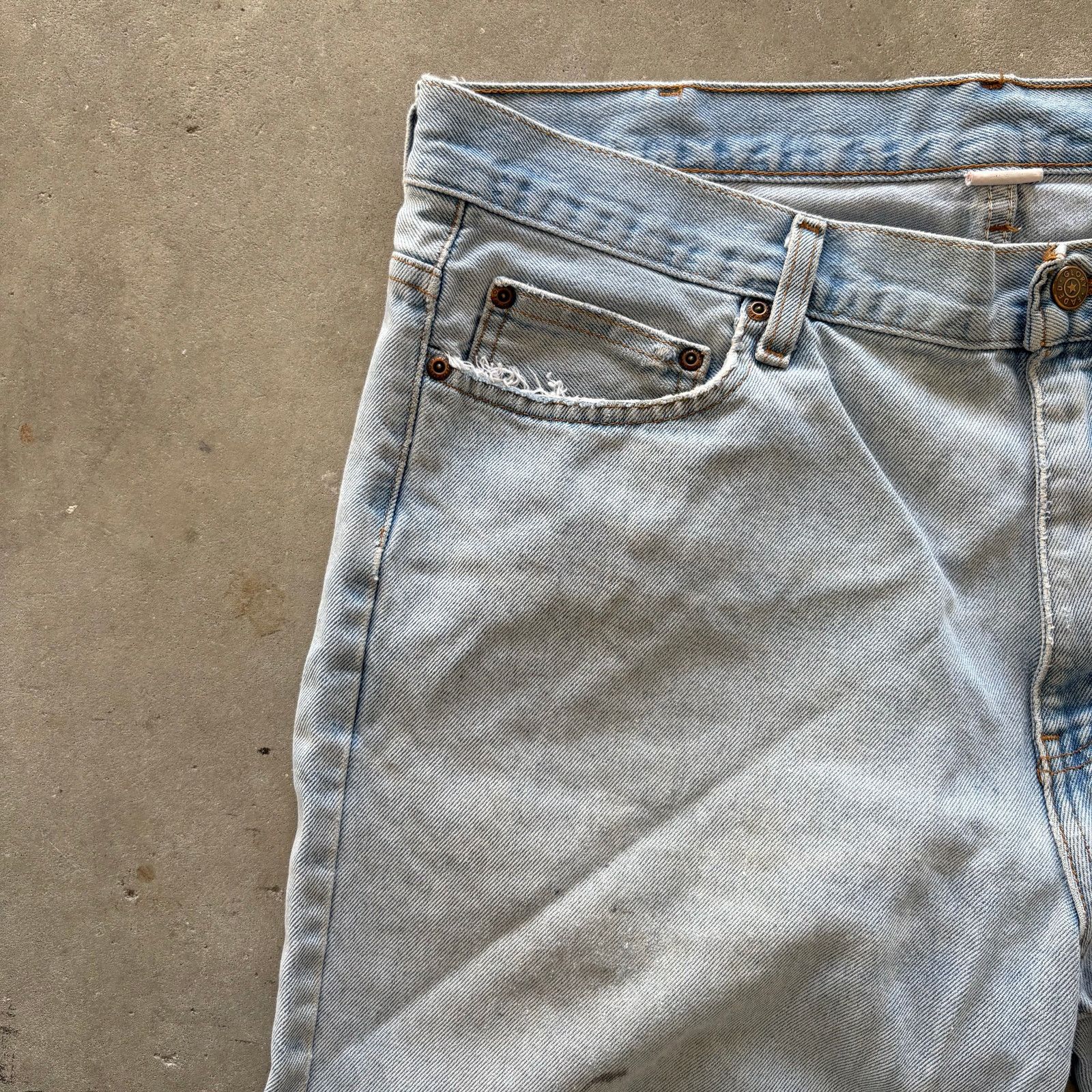 Faded Glory Faded Glory Stone Washed Denim Size 38 x 30 Size US 38 / EU 54 - 2 Thumbnail
