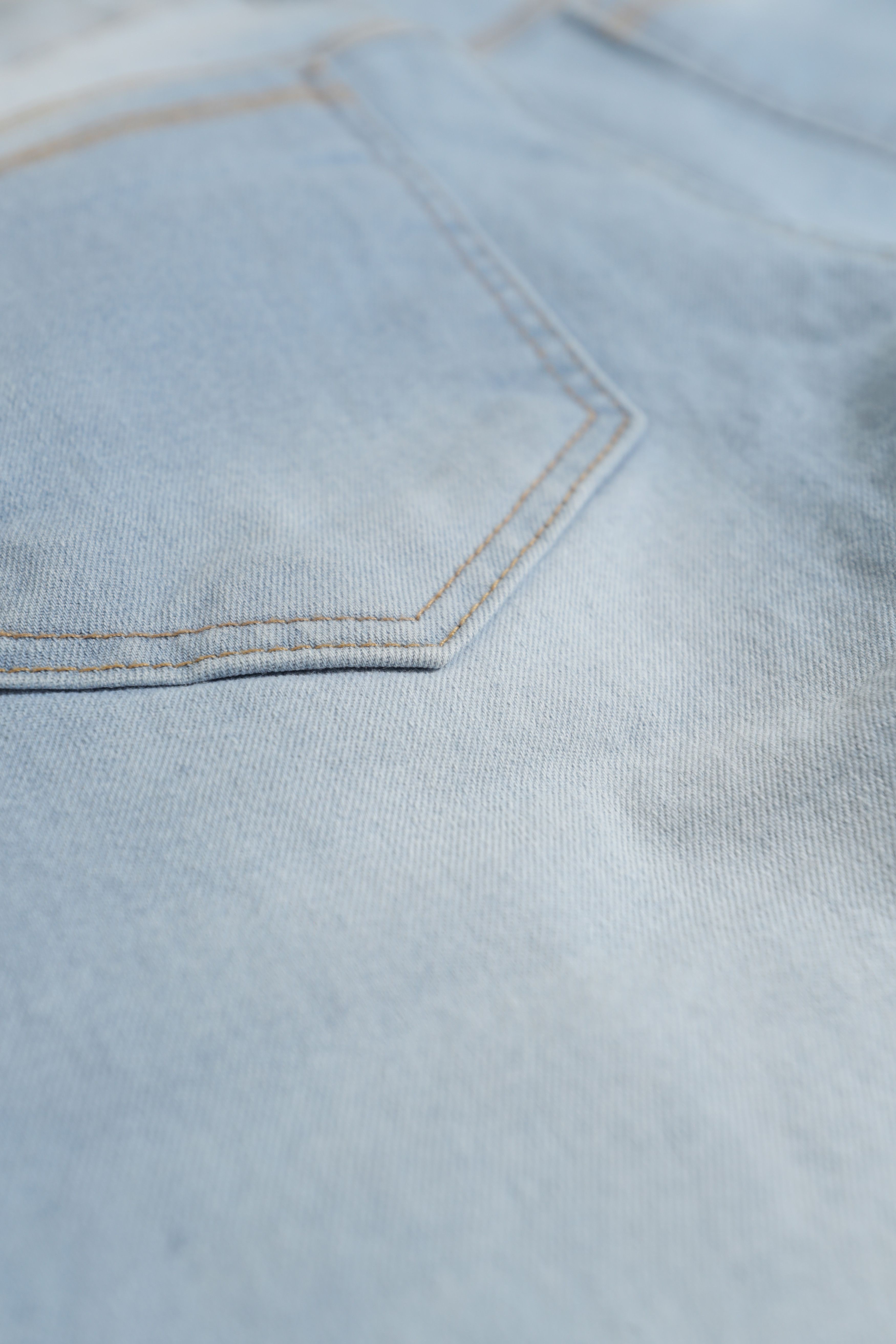 Other ABIUD Faded Light Blue Denim Shorts Made In Brasil (33) Size US 33 - 10 Thumbnail