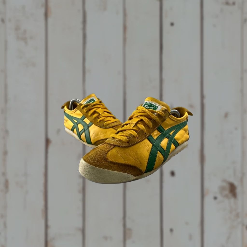 Asics × Onitsuka Tiger × Vintage ASICS Onitsuka Tiger Yellow Green