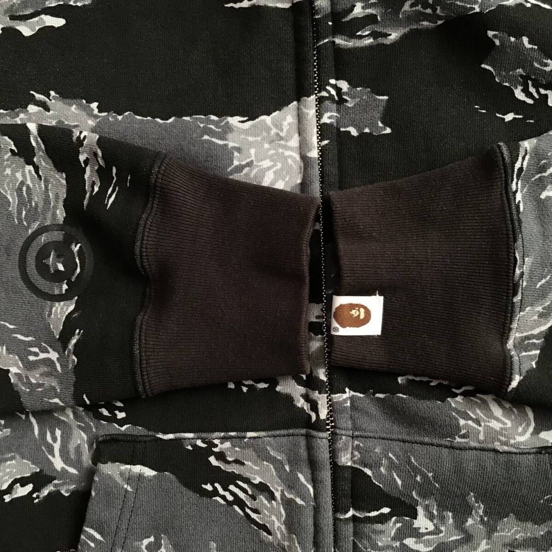 Bape BAPE Black Tiger camo full zip hoodie a bathing ape Size US S / EU 44-46 / 1 - 6 Thumbnail