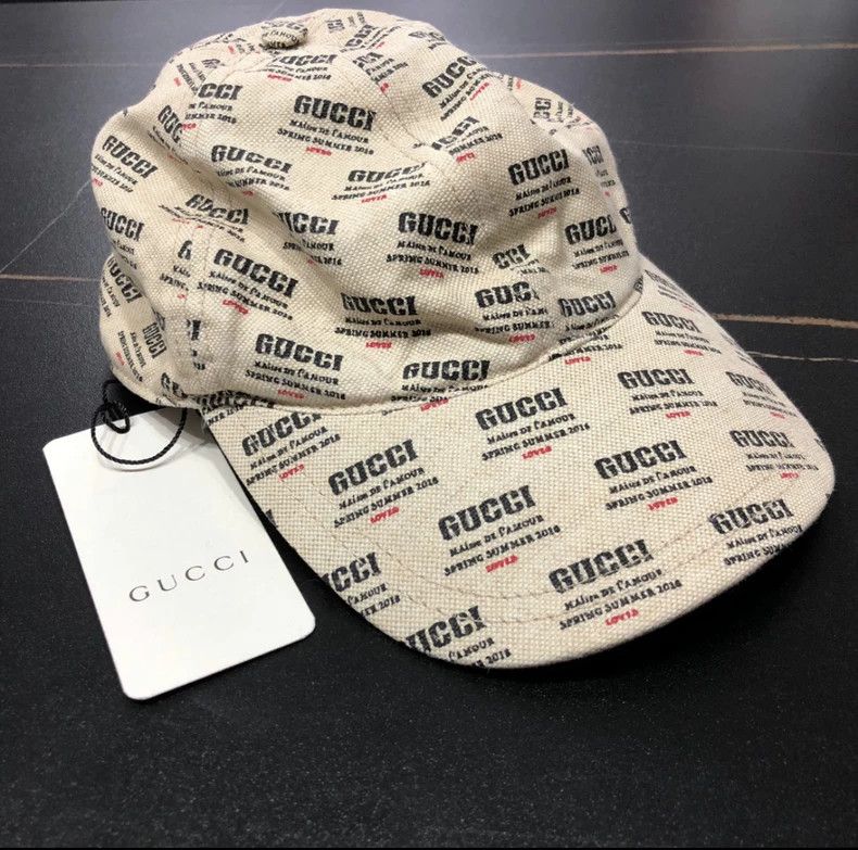 Gucci Size L/59Baseball cap cap full logo hat size L/59 -DMC