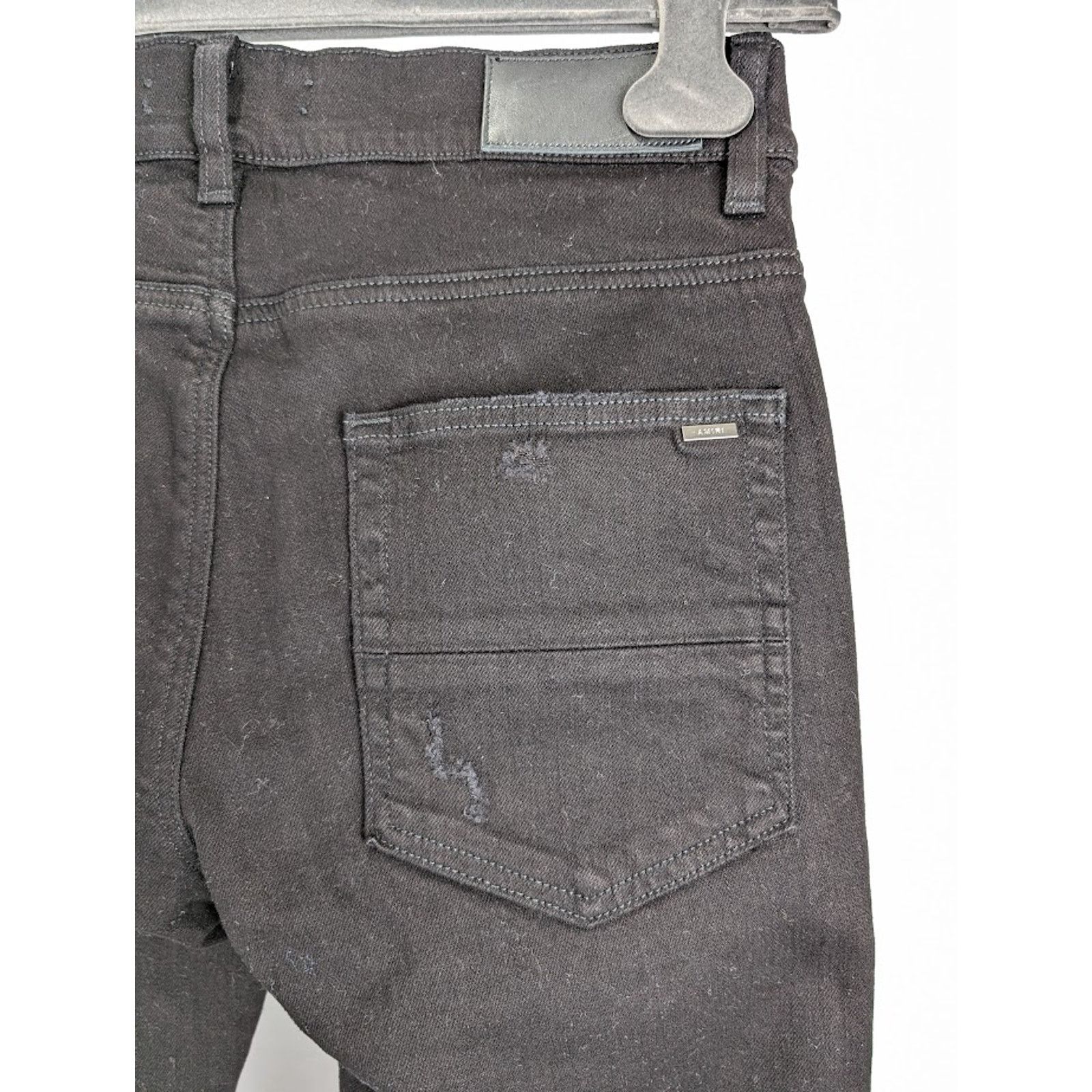 Amiri o1rshd1 MX1 Bandana Jeans in Black Size US 40 / EU 56 - 17 Thumbnail