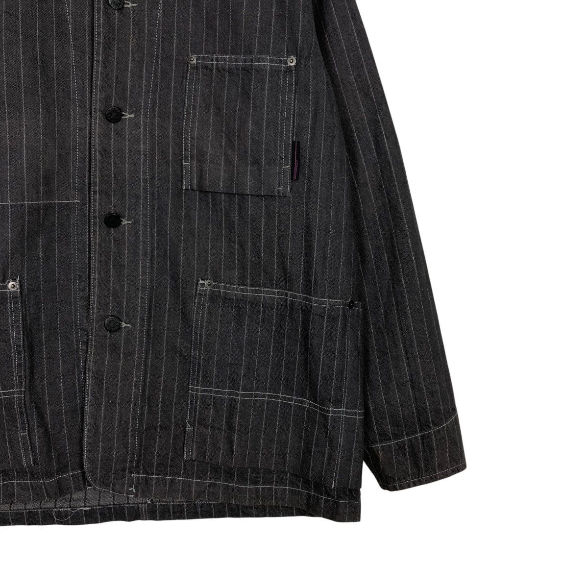 Japanese Brand 🔥VINTAGE HICKORY CHORE JACKET BREATH STRIPED ISSEY MIYAKE Size US M / EU 48-50 / 2 - 7 Thumbnail