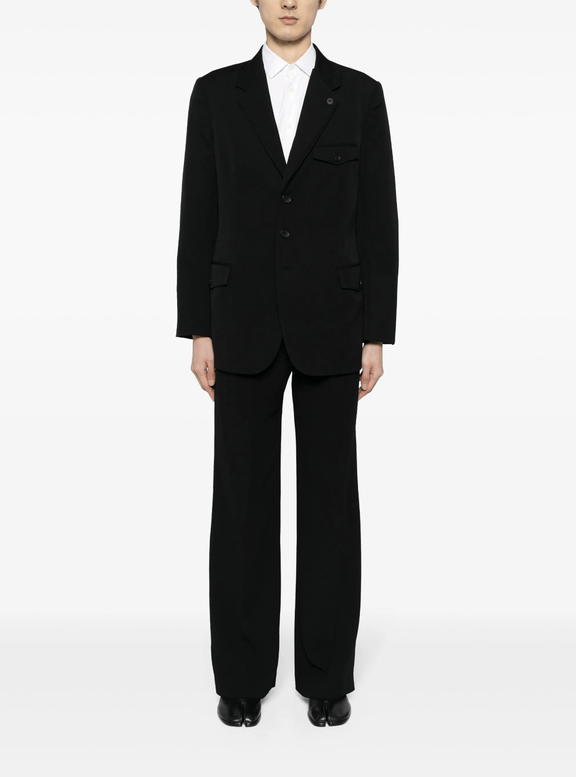 Yohji Yamamoto Yohji Yamamoto Pour Homme - Double Left Peaked Jacket Size US L / EU 52-54 / 3 - 6 Thumbnail