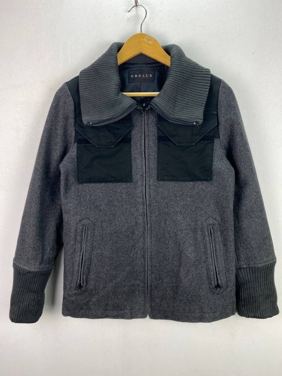 Japanese Brand japanese brand two tone wool jacket nice design Size US M / EU 48-50 / 2 - 1 Thumbnail