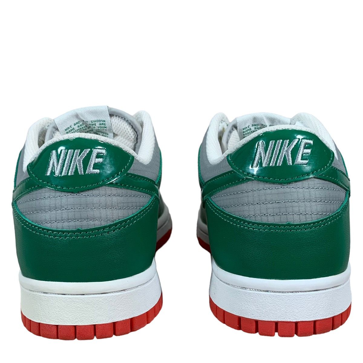 Vintage VTG Nike Dunk Low Silver White Pine Green Red 2008 Sneakers Size US 8 / EU 41 - 4 Thumbnail
