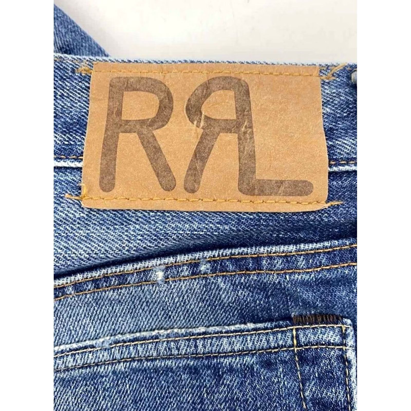 Ralph Lauren RRL Ralph Lauren Slim Narrow Jeans Size 36×32 Indigo Cotton Men Jeans Slim Straight 32in Inseam Mens Size US 36 / EU 52 - 4 Thumbnail