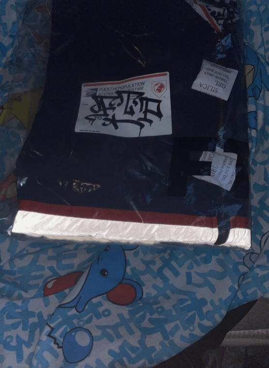 Fuck The Population FTP Postal Coach Jacket Navy Size Large FW21 Size US L / EU 52-54 / 3 - 8 Thumbnail
