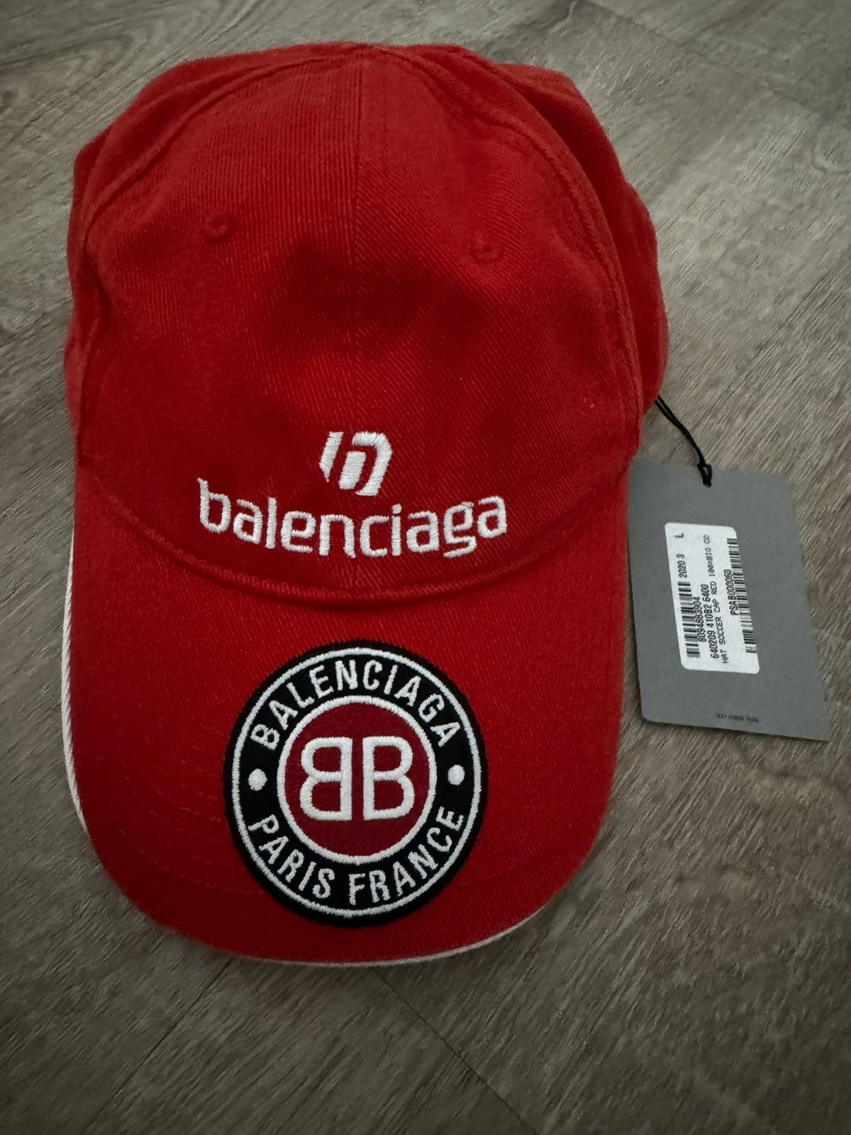 Balenciaga Balenciaga Soccer Cap Red M Size ONE SIZE - 1 Thumbnail