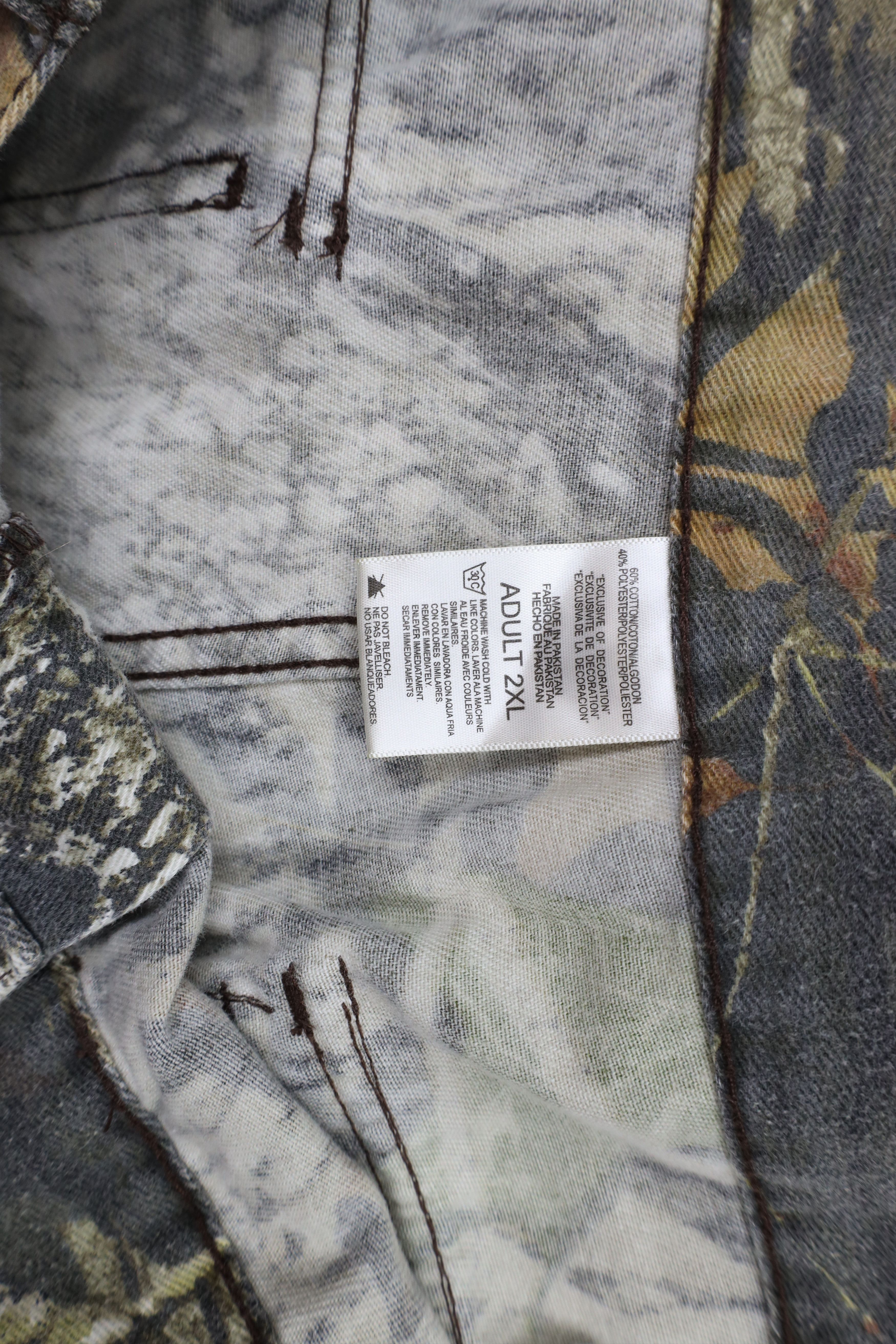 Mossy Oaks × Vintage Vintage Mossy Oak Camouflage Faded Wide Leg Cargo Pants Size US 40 / EU 56 - 6 Thumbnail