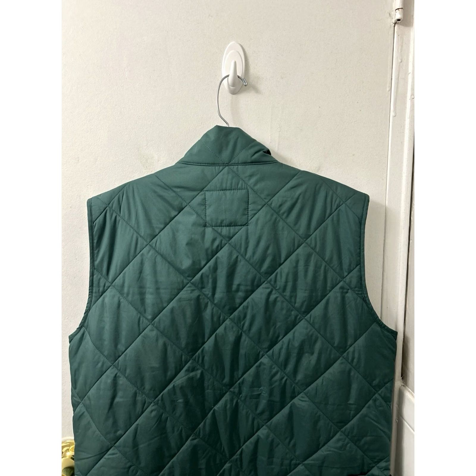 Vintage J Crew Re-Imagined Sussex Quilted Vest Mens M Green Full Zip Jacket Outerwear Size US M / EU 48-50 / 2 - 7 Thumbnail