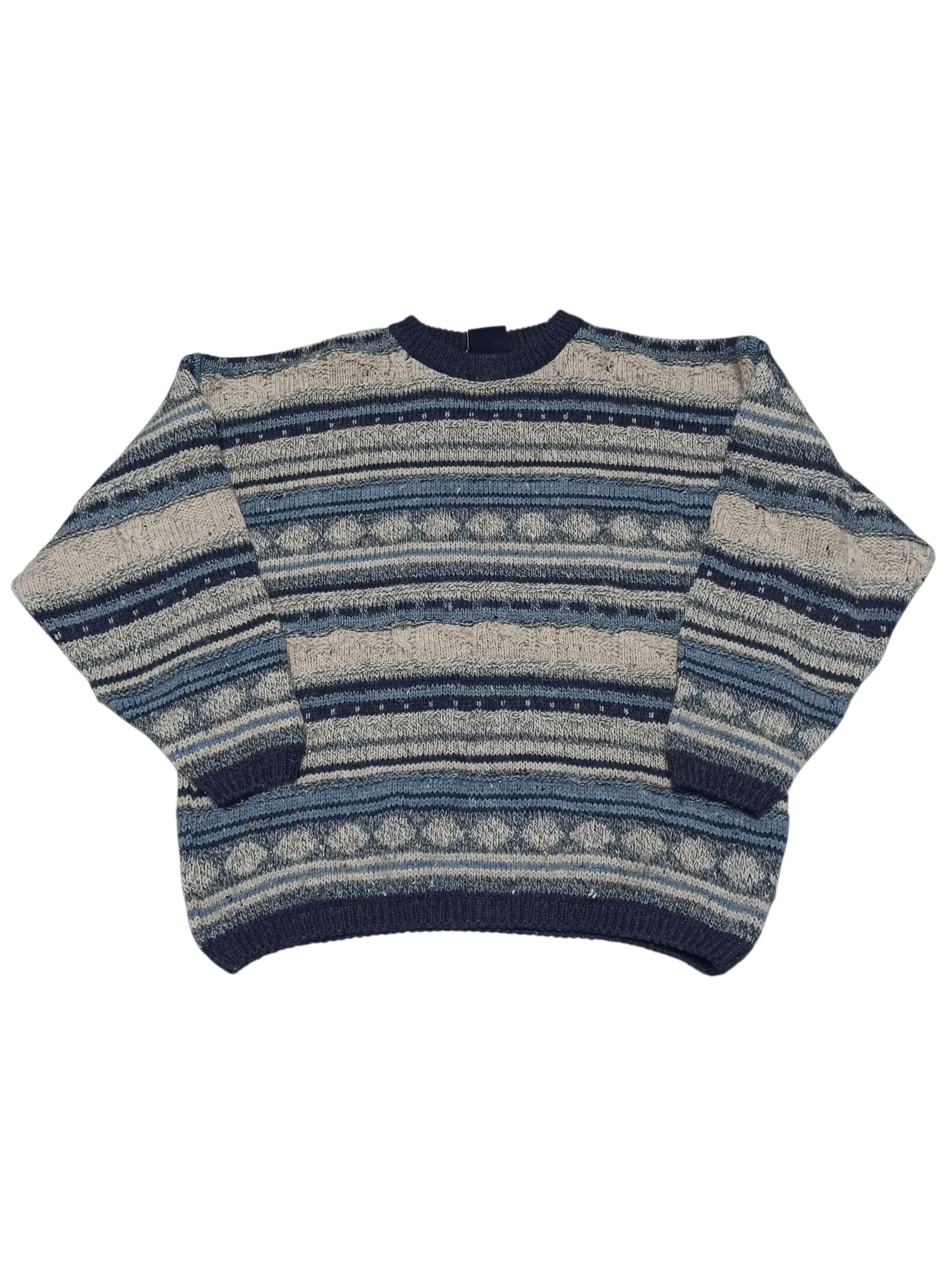 Other VINTAGE 90S 100% WOOL VERY HEAVY SWEATER Size US XL / EU 56 / 4 - 1 Thumbnail