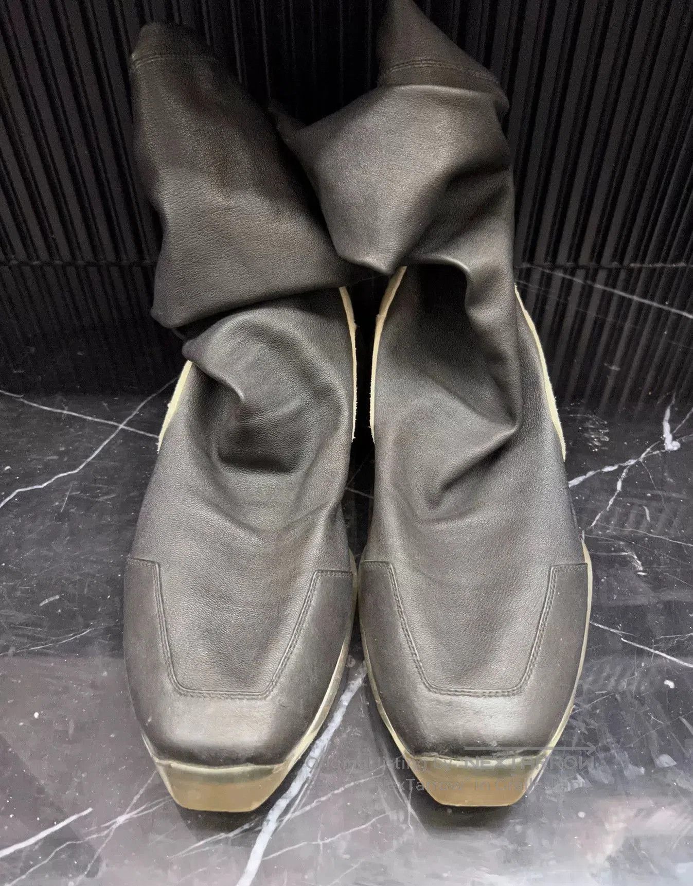 Rick Owens rick owens lambskin high-top boots. Size US 10.5 / EU 43-44 - 1 Thumbnail