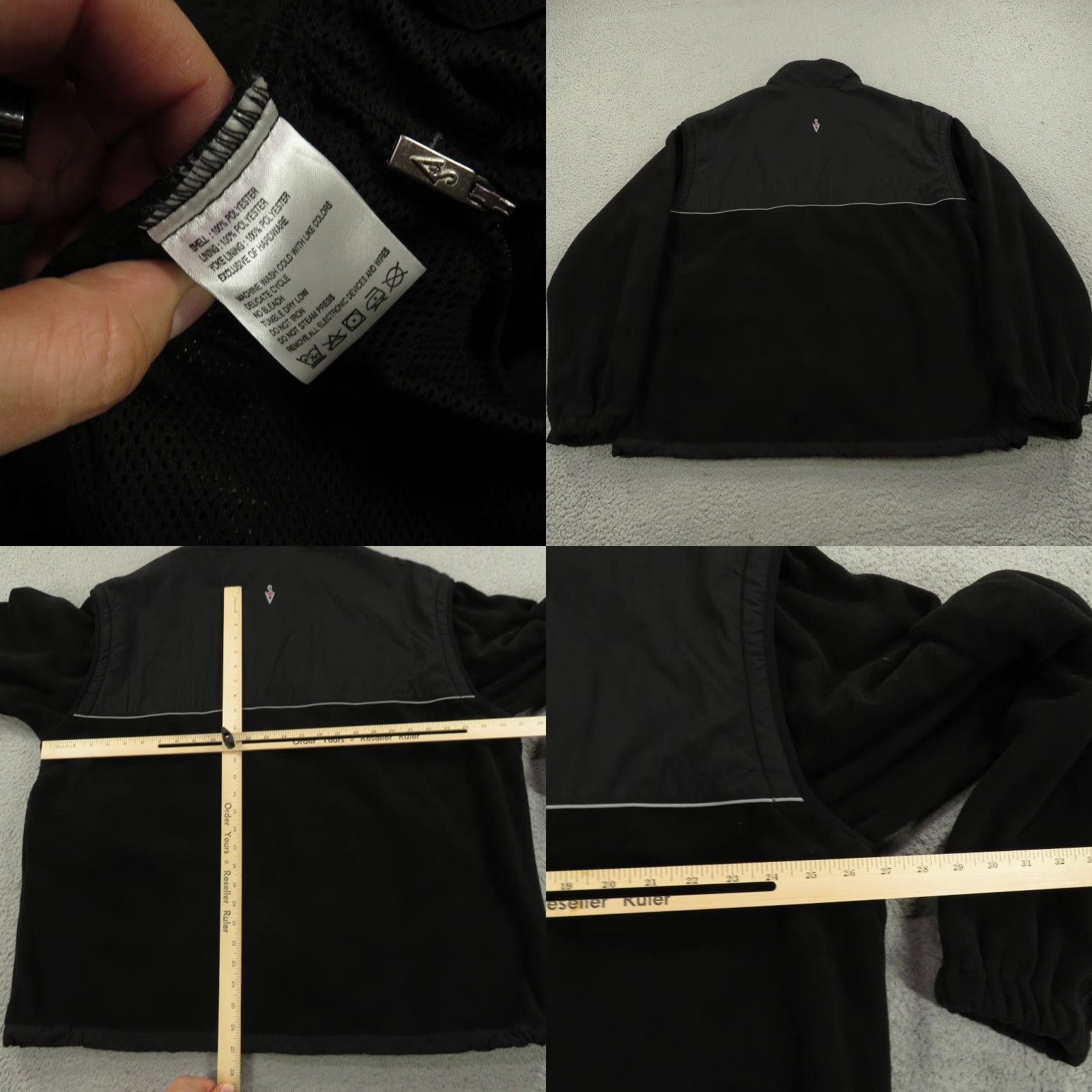 Vintage SCOTTeVEST Jacket Mens 2XL Fleece Zip Convertible Hooded TEC Utility 2 in 1 Jacket Shirt Mens Black 2XL 3-in-1 Zip Pockets Size US XXL / EU 58 / 5 - 9 Thumbnail